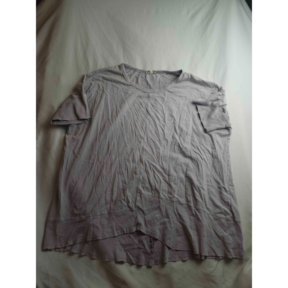 Easel Los Angeles Shirt Womens L Gray Coastal Grandma Elevated Basics Lagenlook
